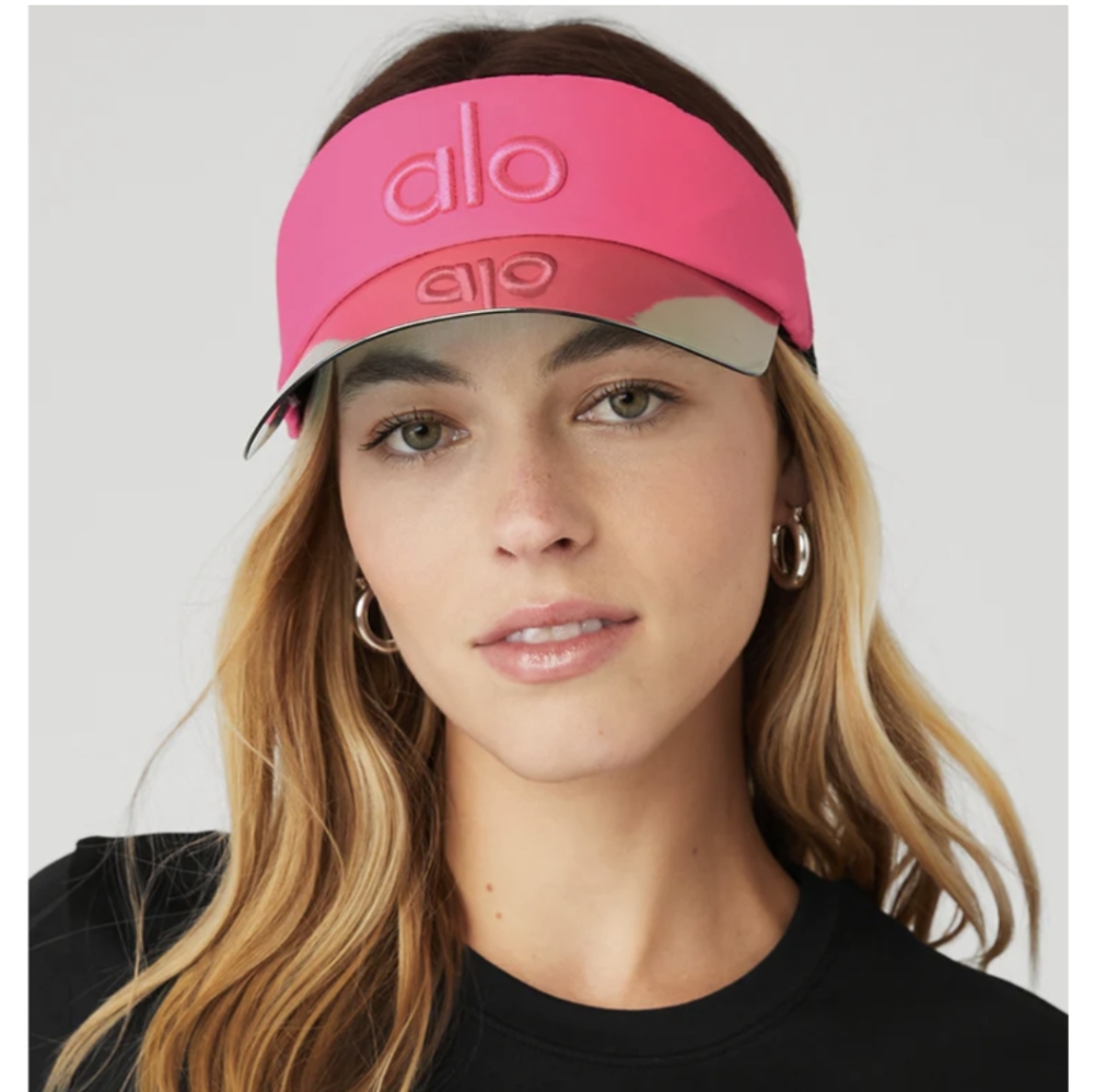 NWT Alo Hot Pink visor